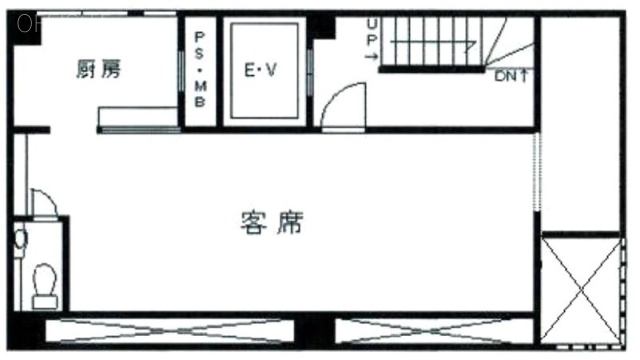 信水ビル5F 間取り図