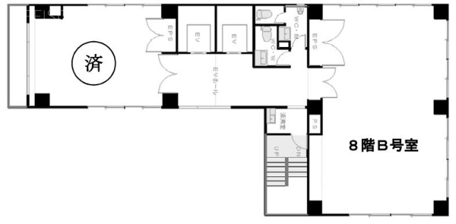 岩本町喜多ビルB 間取り図