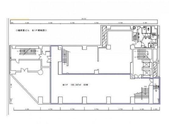 越前屋ビルB1F 間取り図