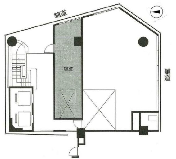 141ビル1F 間取り図