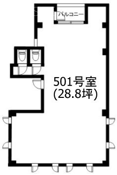 エポックM1ビル501 間取り図