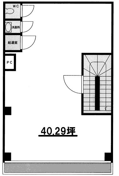 加賀ビル2F 間取り図