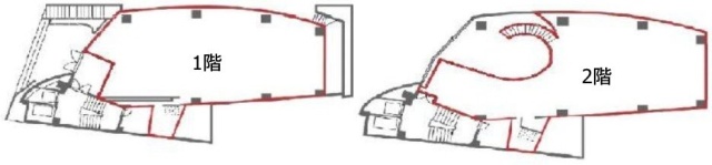 新東洋赤坂ビル1F～2F 間取り図