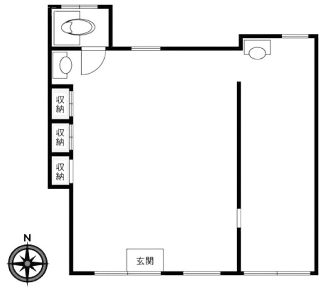 小森コーポビル1F 間取り図