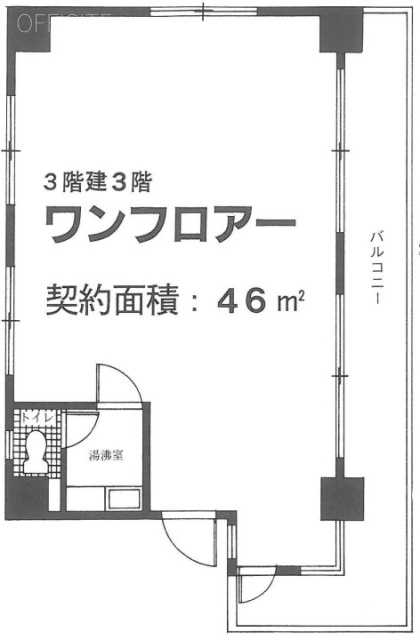 廣澤ビル3F 間取り図