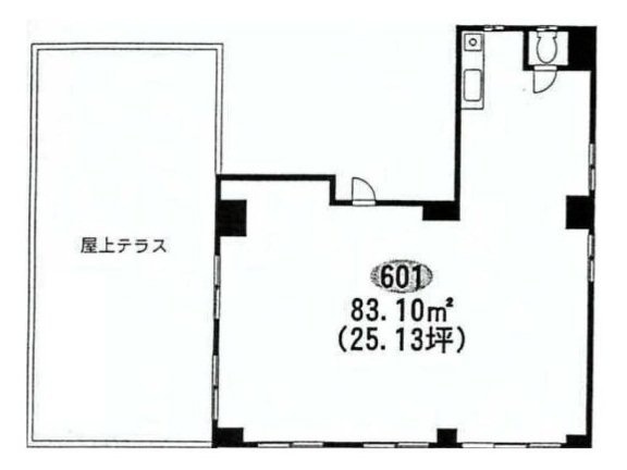 第2神宮前ビル601 間取り図