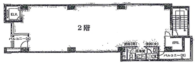 幸ビル2F 間取り図