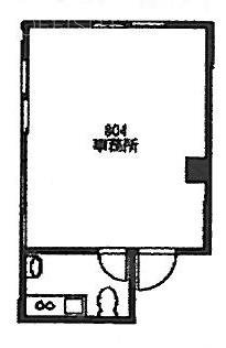 大倉ビル804 間取り図