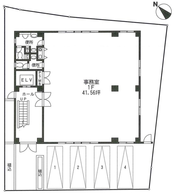 オーティビル1F 間取り図