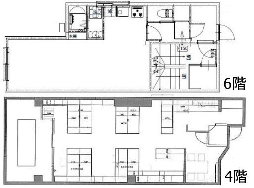 STビル4F6F 間取り図