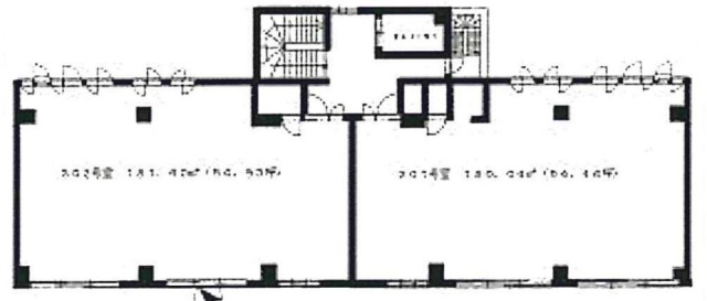 青木ビル302 間取り図