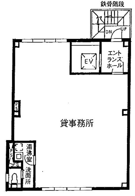 エンドービル1F 間取り図