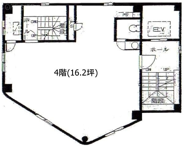 江島屋ビル4F 間取り図