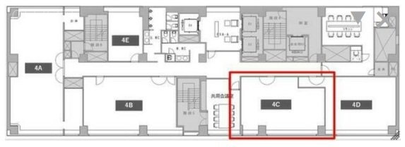 新宿ワシントンホテルアネックス(新宿ワシントンホテル新館3階)C 間取り図