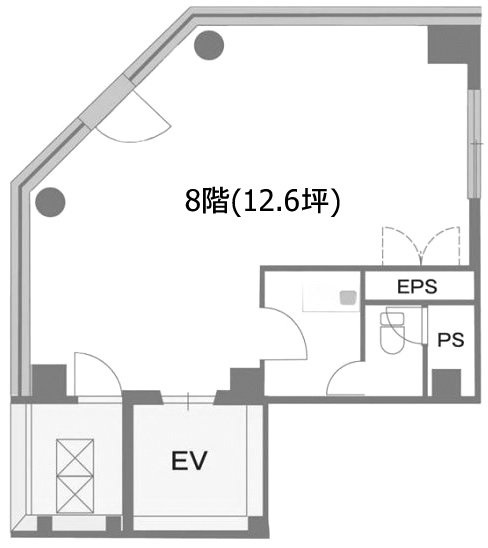 銀座永谷ビル10F 間取り図