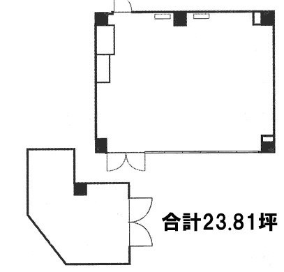 日比谷神社ビル1F 間取り図