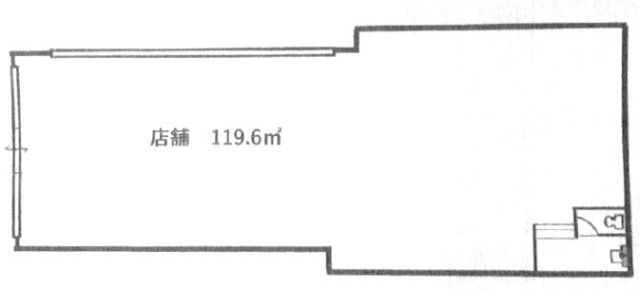 ラ・アトレ目黒通りビル1F 間取り図