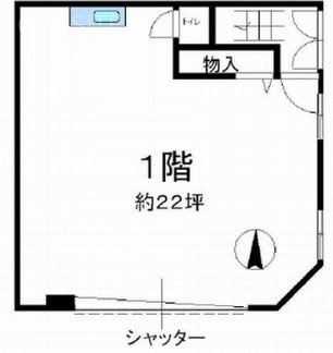 宮崎ビル1F 間取り図