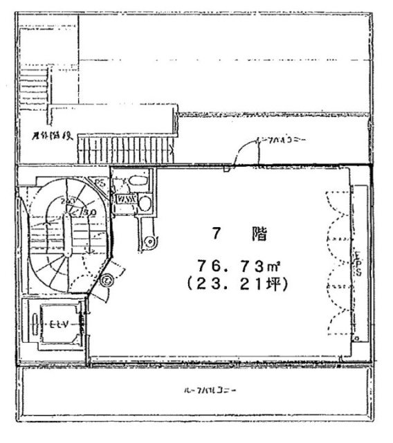 神保町MFビル7F 間取り図