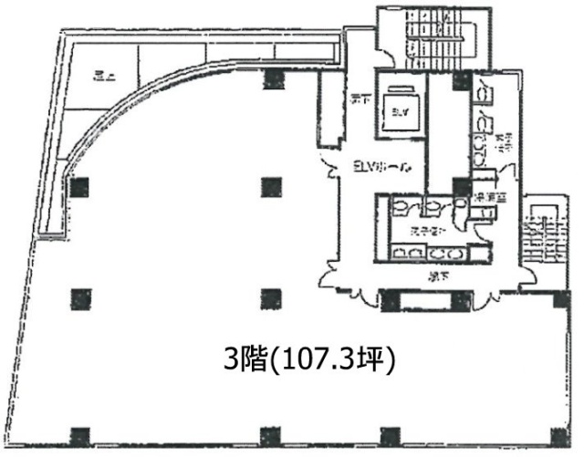 ATK千駄木ビル3F 間取り図