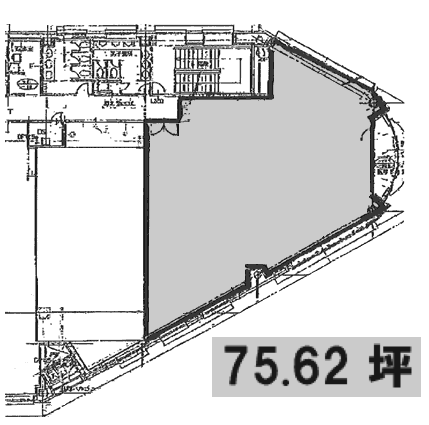 ヨコハマジャスト3号館ビル8F 間取り図