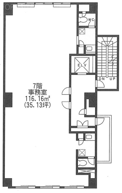桜ビル7F 間取り図