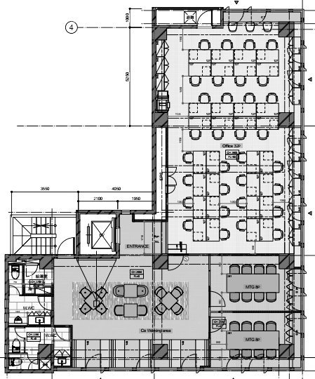 日本橋人形町プレイス3F 間取り図