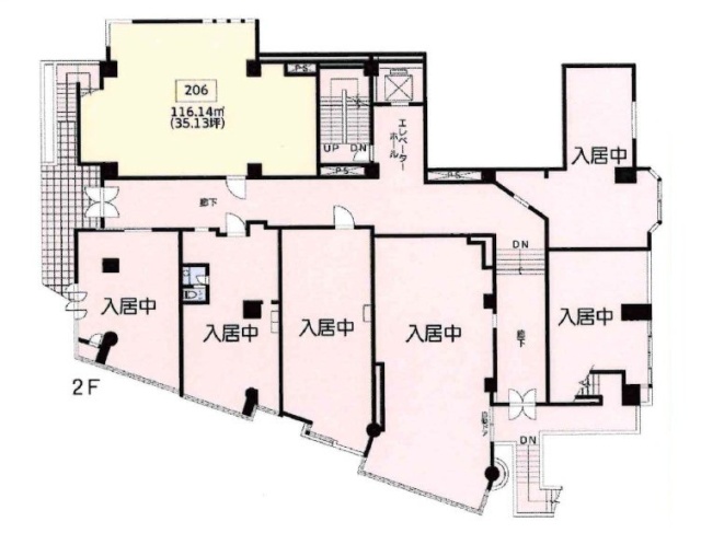 シティファイブビル206 間取り図