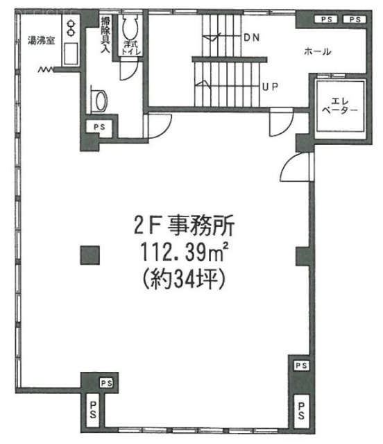 高橋ビル2F 間取り図