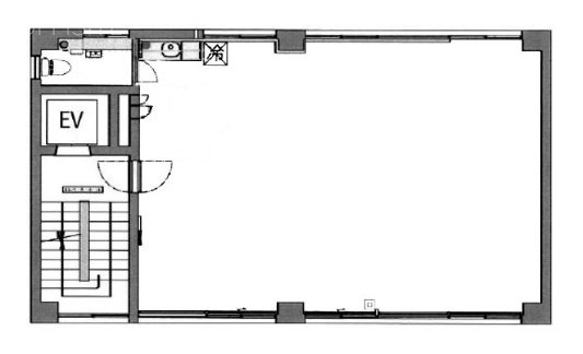 AN内神田ビル4F 間取り図