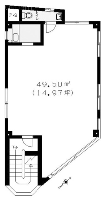 カネヨシビル3F 間取り図