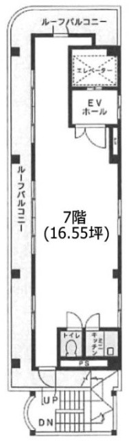アーク神保町ビル7F 間取り図