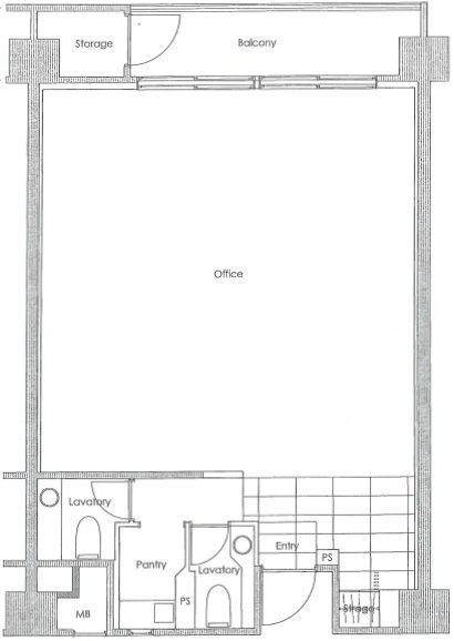 IL CENTRO恵比寿703 間取り図