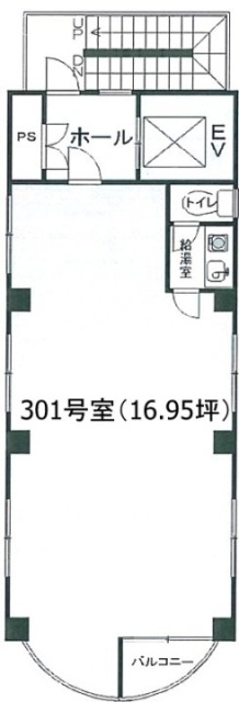 エグゼクトビル301 間取り図