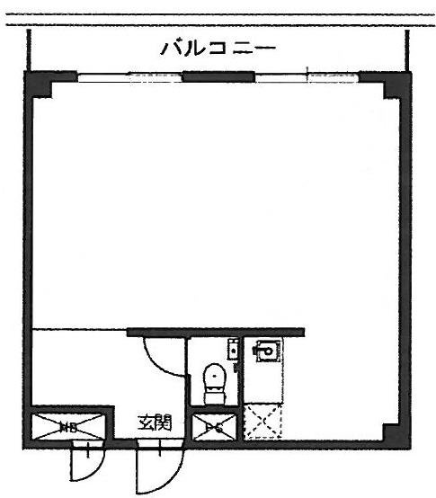 第5スカイビル309 間取り図