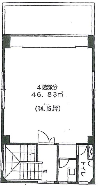 ITOビル4F 間取り図