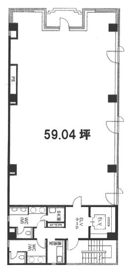 浜松町エムプレスビル6F 間取り図