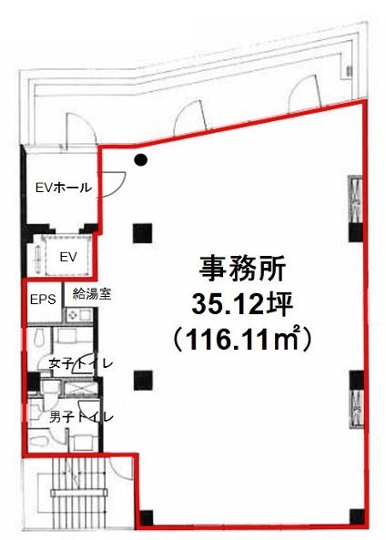 レドンドビル5F 間取り図