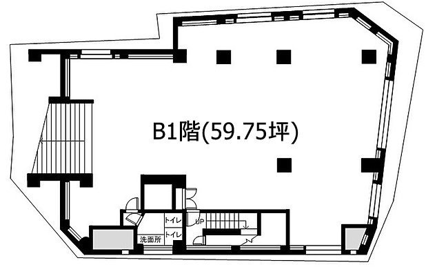 日興パレス駒場B1F 間取り図