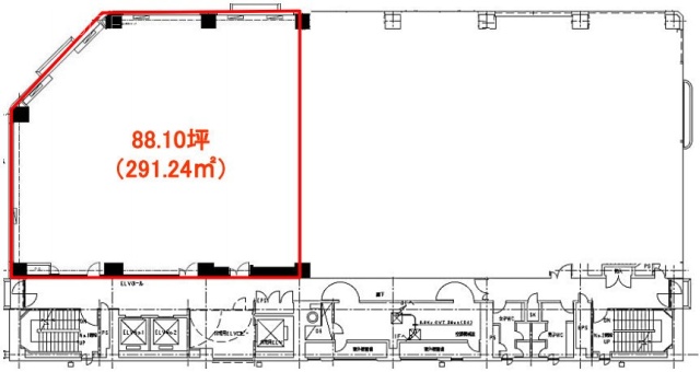 NMF五反田駅前ビル2F 間取り図