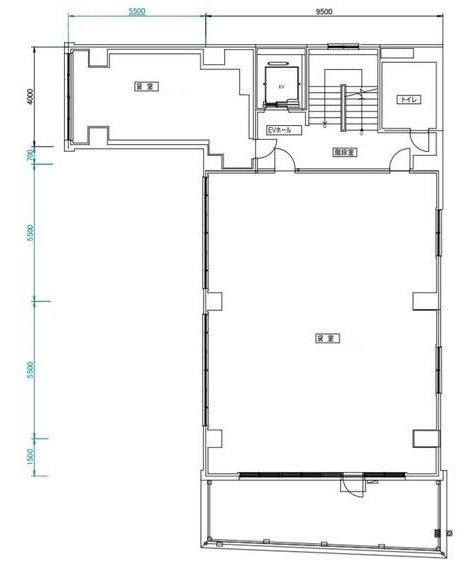 松井ビル5F 間取り図