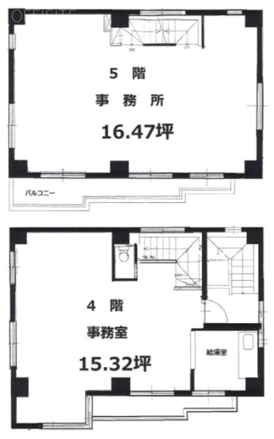 ARAIビル4F～5F 間取り図