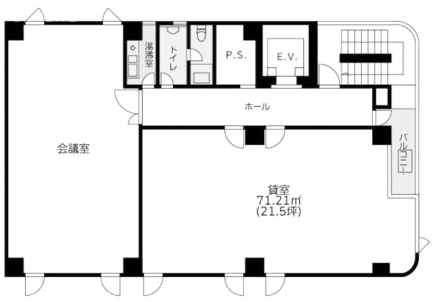 アープセンタービル5F 間取り図