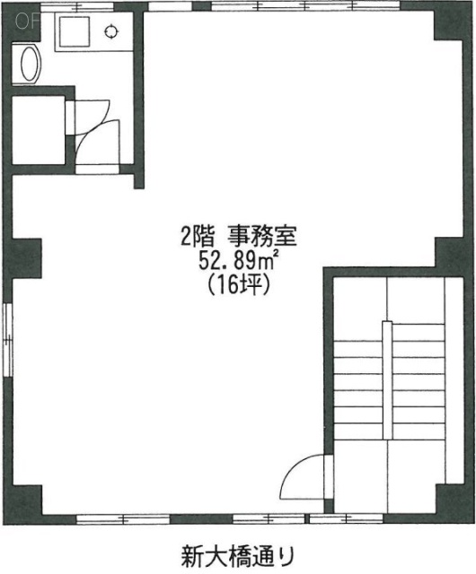 片岡ビル2F 間取り図