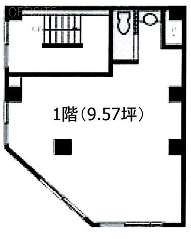 菊川3丁目賃貸マンション1F 間取り図