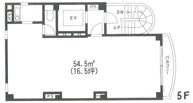 ASK芝浦ビル5F 間取り図