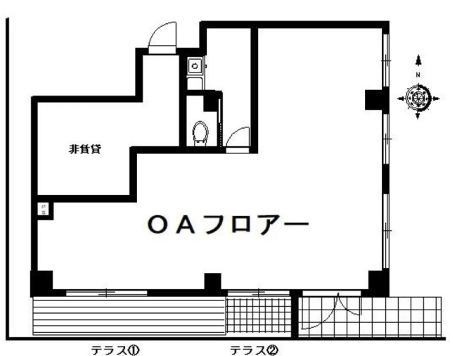 SSKビル1F 間取り図