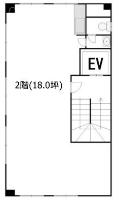 タチバナビル2F 間取り図