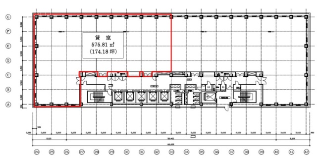 テクノポートカマタセンタービル本館B 間取り図