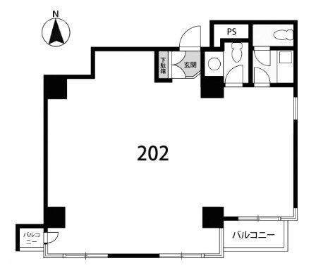 T・M畑中ビル202 間取り図